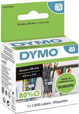 DYMO 11353 LW Çok Amaçlı Etiket 13mmx25mm / 1000 li Paket