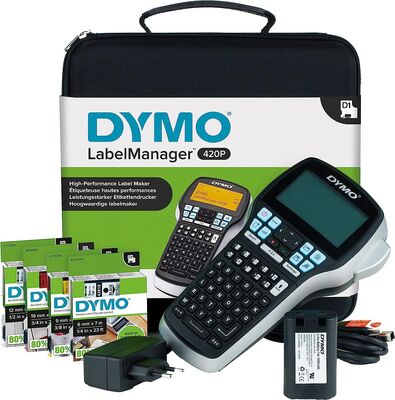 DYMO LabelManager 420P yüksek performanslı çantalı Etiketleme Makinesi