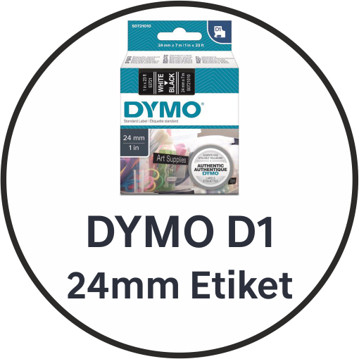 24mm - Dymo D1 Yedek...