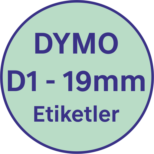 19mm - Dymo D1 Yedek...