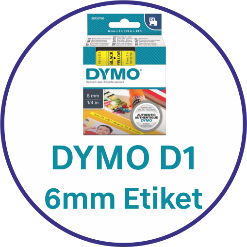 6mm - Dymo D1 Yedek...