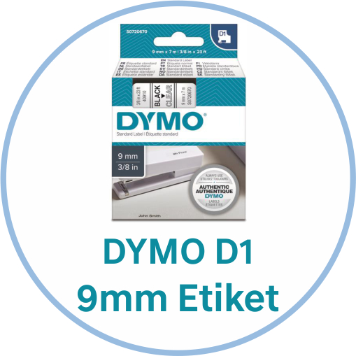 9mm - Dymo D1 Yedek...