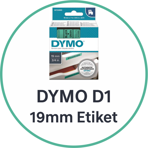 19mm - Dymo D1 Yedek...