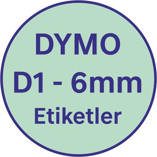 6mm - Dymo D1 Yedek...