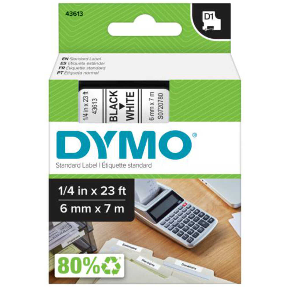 6mm - Dymo D1 Yedek Şeritler